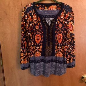 Lucky Brand Boho top size M